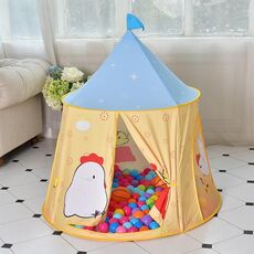 Chick Pattern Bambini Indoor Outdoor Tent Play House Ocean Balls Game Castle
