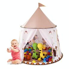 Indian Castle Children Indoor Outdoor Tenda Mongolian Yurt Toy House con base in tessuto