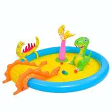 Home Grande Cartoon Animal Drama Pool Acqua Spray gonfiabile Piscina Gommoni Piscina (Dinosauro)