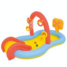 Home Grande Cartoon Animal Drama Pool Acqua Spray Piscina gonfiabile Piscina a scorrimento (Acqua spray scorrevole)
