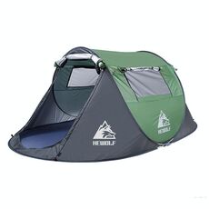 Hewolf 1766 Outdoor Automatico Automatico Tenda Apertura Apertura rapida Camping Sunschere Tenda per 2-3 persone (Green dell'esercito)