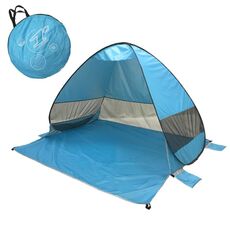 Tenda da spiaggia potabile automatica a pop -up istantanea, dimensione:, colore: azzurro