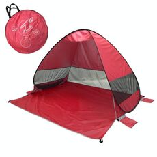 Tenda da spiaggia potabile automatica istantanea istantanea, dimensione:, colore: rosso