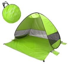 Tenda da spiaggia potabile automatica a pop -up istantanea, dimensioni:, colore: verde fluorescente