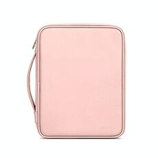 Baona BN-Q015 Borsa per tablet palmare impermeabile con assorbimento degli urti in pelle, dimensioni: 12,9 pollici (rosa)