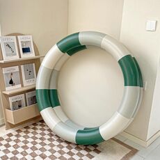 Baby Swimming Round Pool Summer Kids Water Toys Vasca da bagno gonfiabile, dimensioni: NO.90 (a strisce verdi)