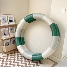 Baby Swimming Round Pool Summer Kids Water Toys Vasca da bagno gonfiabile, dimensioni: NO.120 (a strisce verdi)