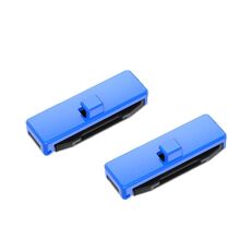 SHUNWEI 1 paio di clip anti-strangolamento per limitatore di cintura di sicurezza per auto (blu)