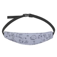 Cintura di ritenuta per la testa del bambino Cintura ausiliaria di supporto per la testa del seggiolino di sicurezza per auto per bambini (animale grigio)