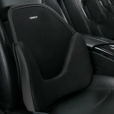 LINXICP 3 in 1 Seggiolino Auto Cuscino Lombare Speciale Estivo Memory Foam Traspirante Schienale per Auto (Nero)