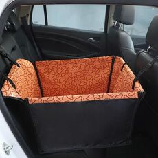 Imbottitura protettiva per seggiolino per animali domestici impermeabile per sedile singolo per auto, colore: arancione nuvola