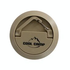 COOLCAMP CF-A208 Tenda da campeggio con gancio magnetico per campeggio aperto Skywalf Capital Camping luce fissa per campeggio per auto (cachi)