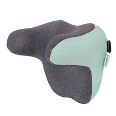 Cuscino cervicale per seggiolino auto, cuscino di supporto per collo in memory foam per poggiatesta per auto (verde)