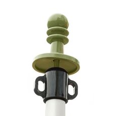 AOTU AT6525 Tenda da campeggio per esterni Palo per tuono Protezione per tenda Palo di protezione in plastica isolato, Colore: Verde militare