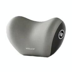 Cuscino di supporto in memory foam per auto, colore: poggiatesta grigio