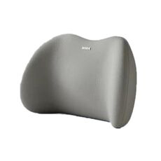 Cuscino di supporto per guida in memory foam per auto, colore: grigio Supporto lombare