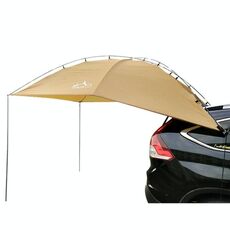 Laputa Outdoor Self-Driving Barbecue Tenda laterale per auto da campeggio, colore: argento