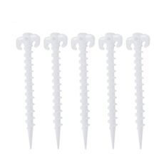10 Pz / set Tenda da campeggio luminosa Tenda da terra Picchetti per corno Chiodi per esterni Tenda da arrampicata Chiodi di plastica Accessori per tende