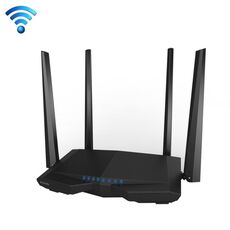 Router Tenda AC6 AC1200 Dual-Band 5GHz 867Mbps + 2.4GHz 300Mbps con antenne 4x5dBi (nero) WR0050B 6922524723699