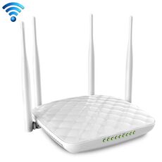 Router WiFi Tenda FH456 Wireless 2.4GHz 300Mbps con antenne esterne 4 * 5dBi (bianco) WR0053W 6922221998147