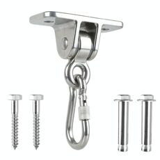 Supporto fisso oscillante con fibbia ad anello in acciaio inossidabile 304, con moschettone a dado