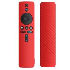 Per Xiaomi MiBox S Cover protettiva in silicone a tinta unita (rosso)