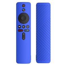 Per Xiaomi MiBox S Custodia protettiva in silicone a tinta unita (blu scuro)