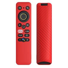 Per Realme TV 30 pollici / 40 pollici Copertura protettiva in silicone a tinta unita (rosso)