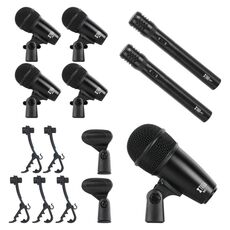 XTUGA MI7-G – Kit Microfoni Dinamici per Batteria a 7 Pezzi con XLR MCP1021 6922257630219