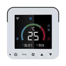 NEO NAS-RT01W WiFi Smart Color Schermo Condizionatore Air Condizionatore Controller Termostato (Nero)
