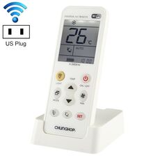 CHUNGHOP K-390EW Condizionatore d'aria universale intelligente WiFi Telecomando A / C con retroilluminazione e base con luce LED, supporto 2G / 3G / 4G / rete WiFi, spina americana