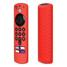 2 PCS Shell Silicone per Alexa Voice Remote 3rd Gen & TV Stick 3rd Gen (rosso)