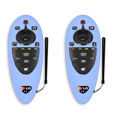 Coperchio protettivo in silicone a prova di polvere di 2 PC per telecomando LG AN-MR500 (azzurro notturno)
