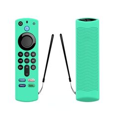2 pezzi Y27 per Alexa Voice Remote 3a generazione Custodia protettiva antiscivolo in silicone (blu ghiaccio)
