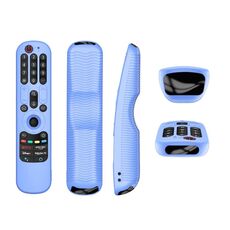 Custodia protettiva in silicone per telecomando TV LG An-MR21GC / AN-MR21N / AN-MR21GA (blu luminoso)