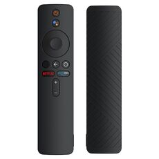 Custodia protettiva in silicone liquido per telecomando Xiaomi MiBox S (nero)