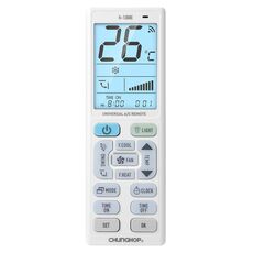 Telecomando universale per condizionatore d'aria CHUNGHOP K-1308E con torcia e retroilluminazione LCD