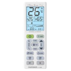 Telecomando universale per condizionatore d'aria CHUNGHOP K-3302E con torcia e retroilluminazione LCD
