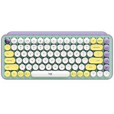 Tasti POP Logitech Pulsante rotondo Bluetooth Keyboard meccanico (viola)