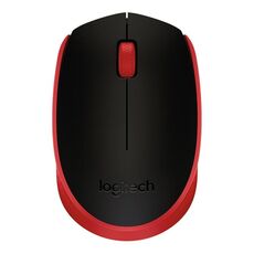 Logitech M171 1000DPI USB Mouse wireless con ricevitore 2.4G (rosso)