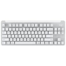 Logitech K855 Tastiera meccanica silenziosa Dual Mode Bluetooth wireless (bianco)