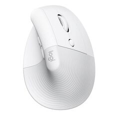 Logitech Lift Vertical 1000 DPI 2,4 GHz Ergonomico Wireless Bluetooth Dual Mode Mouse (Bianco)