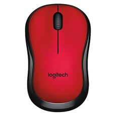 Mouse wireless ergonomico Logitech M220 1200 DPI 2,4 GHz (rosso)