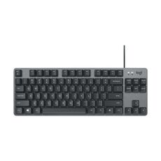 Mini tastiera meccanica cablata Logitech K835, albero verde (nero)