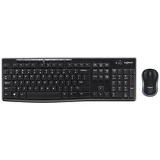 Logitech MK270 Set tastiera e mouse wireless 2,4 GHz (nero)