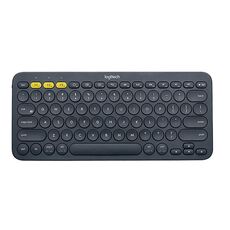 Tastiera Bluetooth wireless multi-dispositivo portatile Logitech K380 (nera)