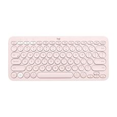 Tastiera Bluetooth wireless multi-dispositivo portatile Logitech K380 (rosa)