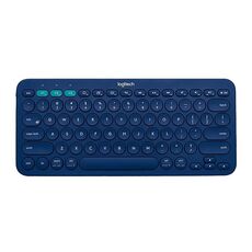Tastiera Bluetooth wireless multi-dispositivo portatile Logitech K380 (blu)