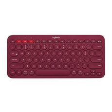 Tastiera Bluetooth wireless multi-dispositivo portatile Logitech K380 (rossa)