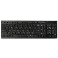 Tastiera cablata ultrasottile semplice da ufficio Lenovo K5819 (nera)